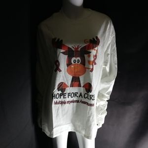 💜 Hope For A Cure 💜 Unisex Printed Tee